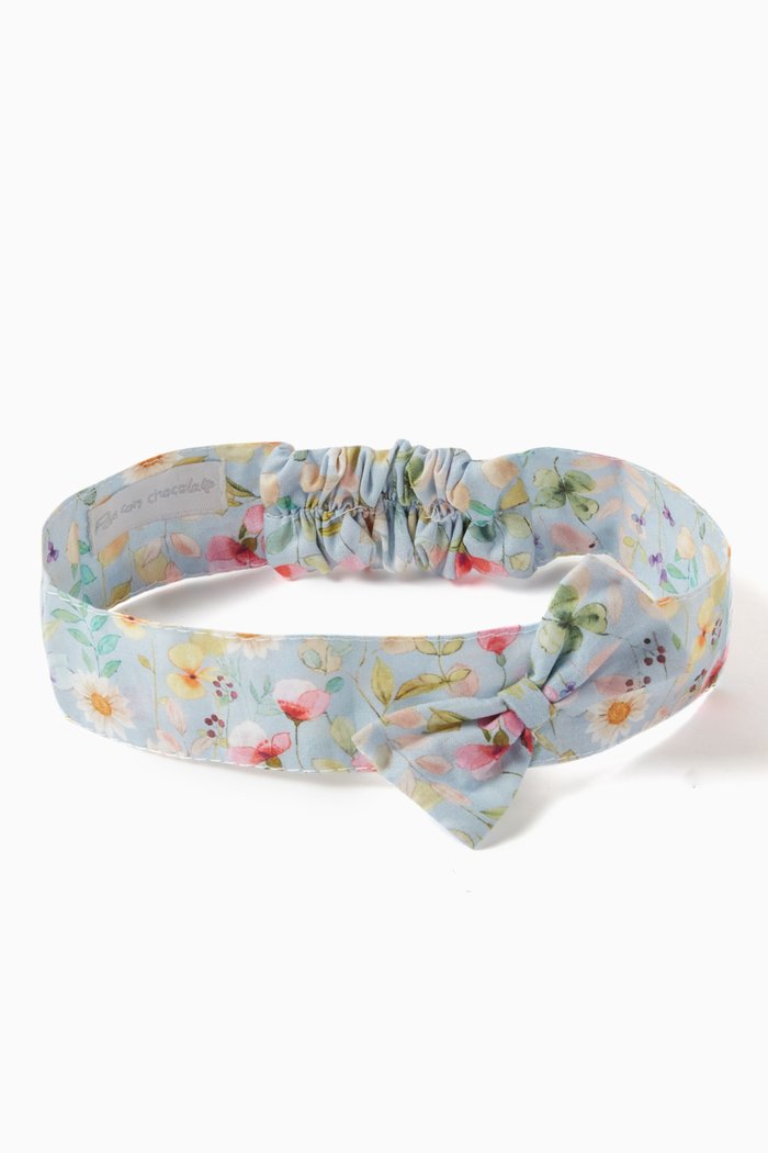 M3-36 Floral Print Headband, Multicolour