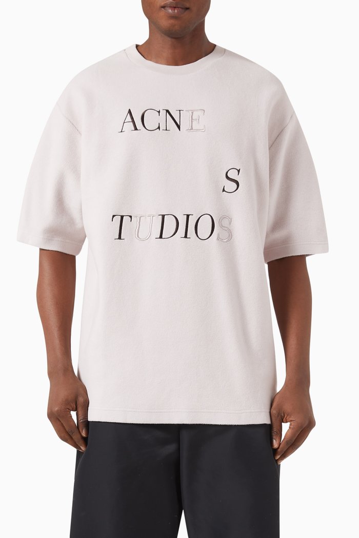 

Crewneck Logo T-shirt in Cotton, Purple