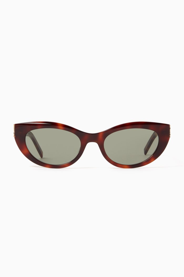 

Sun SLM115 Cat Eye Sunglasses, Brown