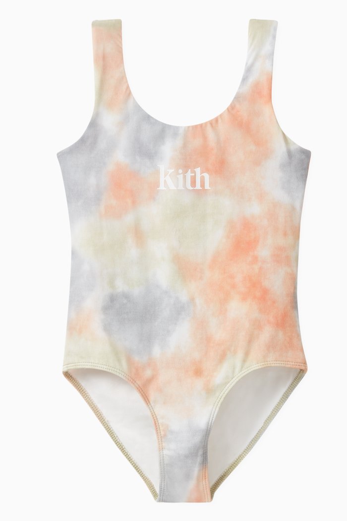 

Tie-dye Swimsuit in Stretch-nylon, Multicolour