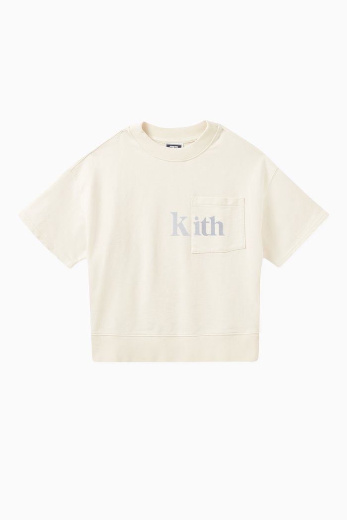 

Nelson Crewneck Relaxed T-shirt in Cotton, Neutral