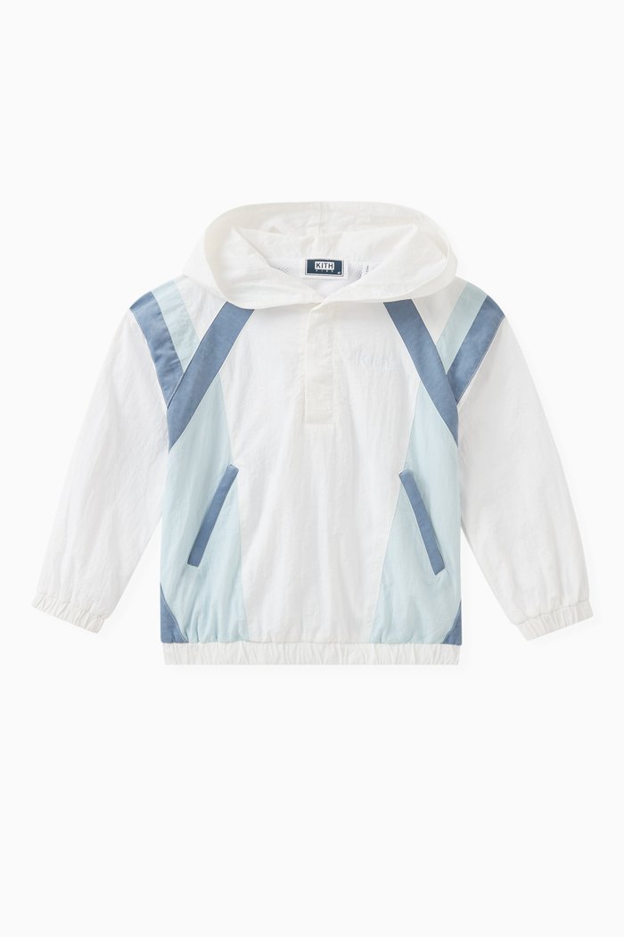 

Harrison Blocked Hoodie in Nylon-blend, Neutral