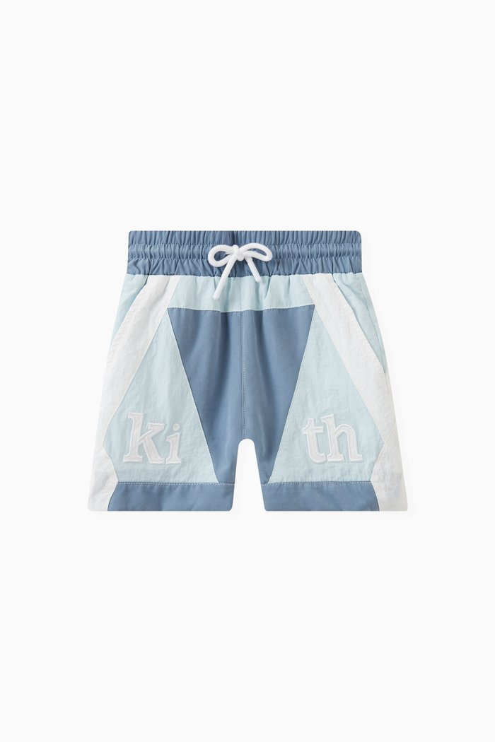 

Turbo Track Shorts in Nylon-blend, Grey