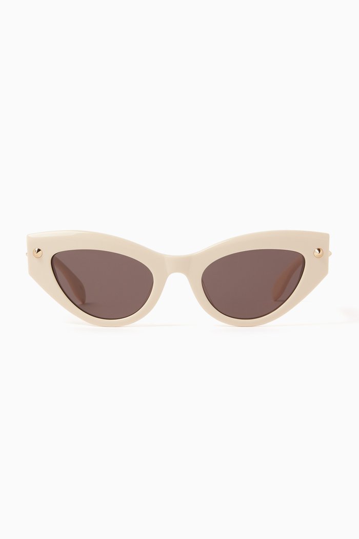 

Studded Sunglasses in Recycled Acetate, Neutral