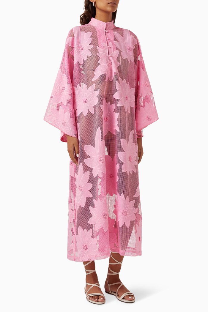 

Floral Kaftan, Pink