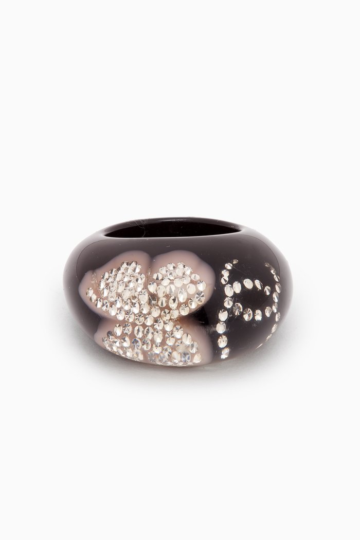 

Monogram Diamanté Bubble Ring in Acrylic, Multicolour