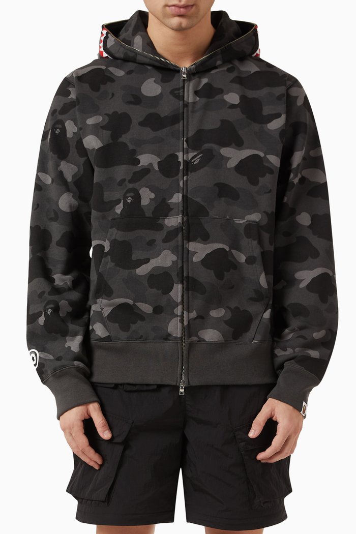 Colour Camo College Relaxed-fit Hoodie in Cotton | Farca