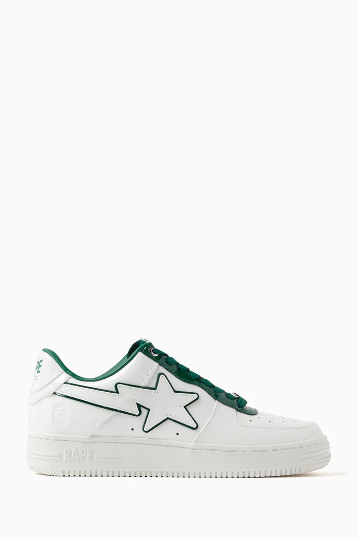 

Bape Sta #8 M2 Low-top Sneakers in Leather, Green
