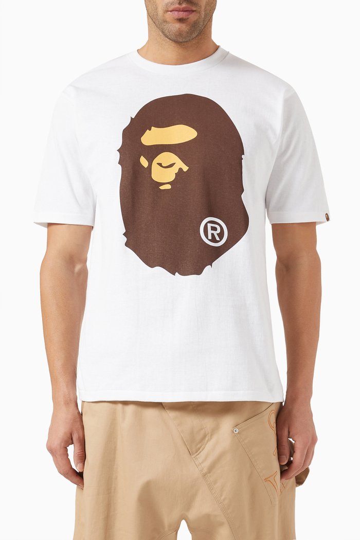 

Big Ape Head T-shirt in Cotton-jersey, White