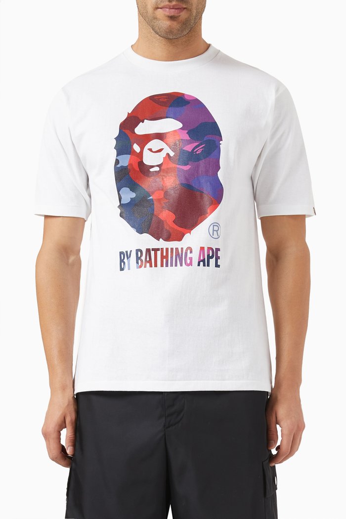 

Colour Camo Crazy T-shirt in Cotton-jersey, White