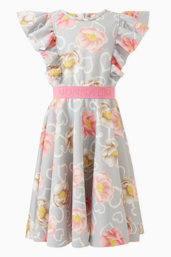 

Logo Band Dress, Grey