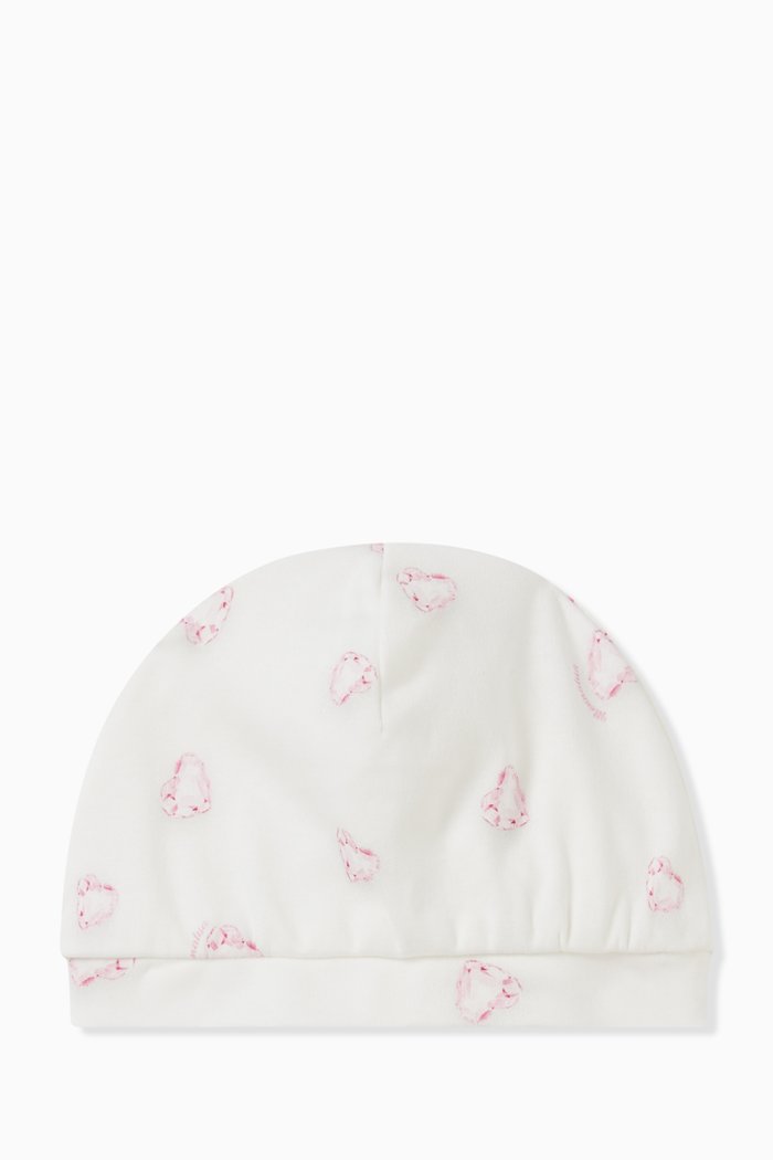 

Jewel Love Hat in Cotton, White