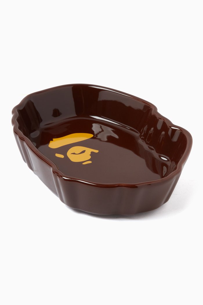 

Big Ape Head Multi Tray in Ceramic, Brown