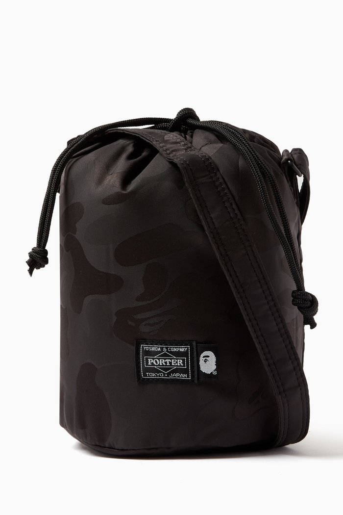 

Porter Camo Bag in Nylon, Black