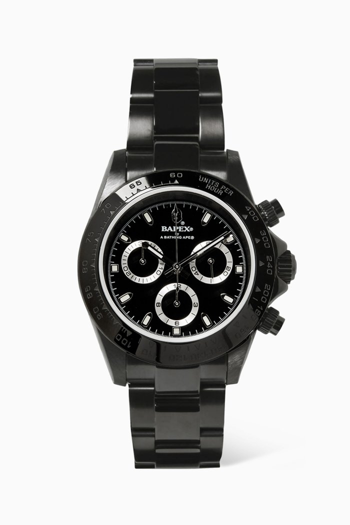 

Classic Type 4 BAPEX® Quartz Chronograph Stainless Steel Watch, 40mm, Black