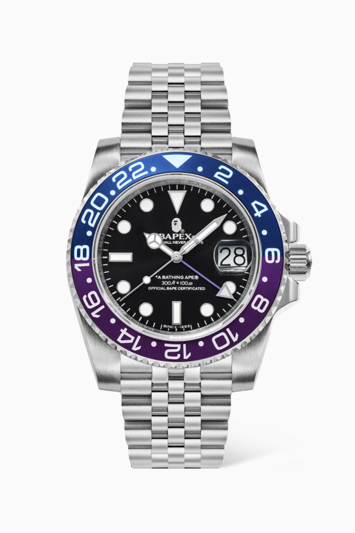 

Type 2 BAPEX® Quartz Stainless Steel Watch, 42mm, Multicolour