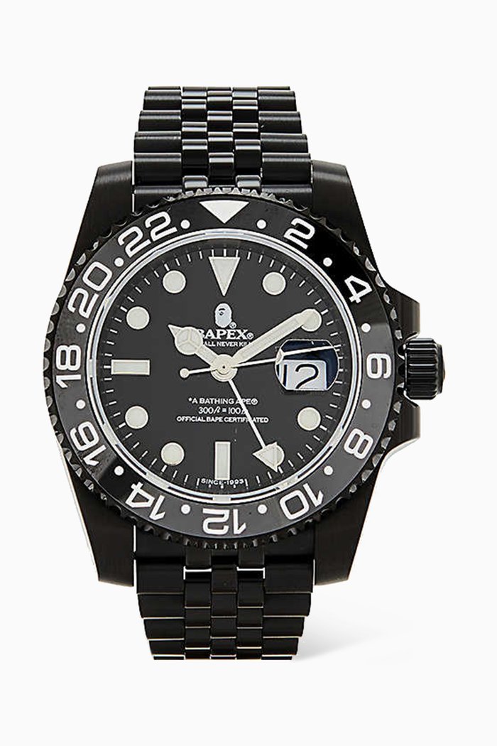 

Type 2 BAPEX® Quartz Stainless Steel Watch, 42mm, Black