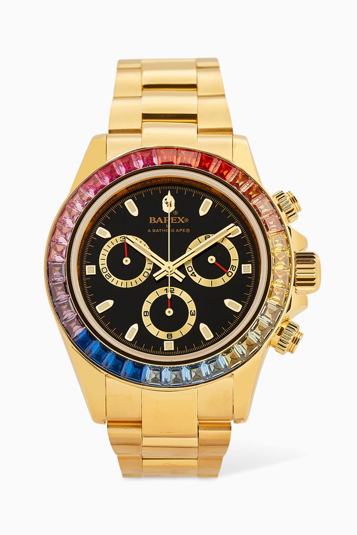 

Type 4 BAPEX® Quartz Stainless Steel Watch, 42mm, Gold