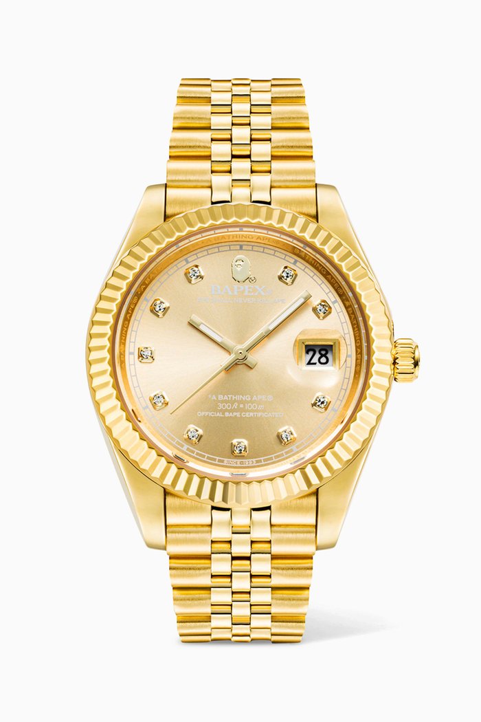 

Type 1 BAPEX® Quartz Stainless Steel Watch, 42mm, Gold