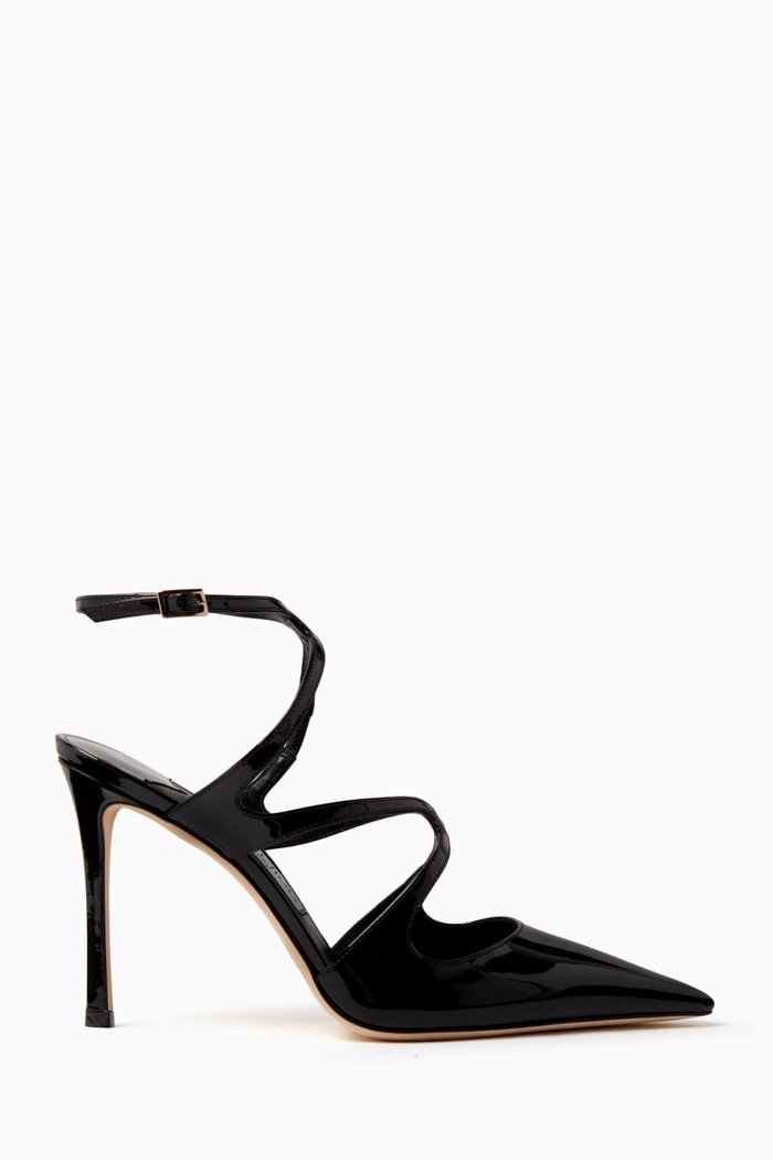 

Azia 95 Lace-up Pumps in Patent Leather, Black