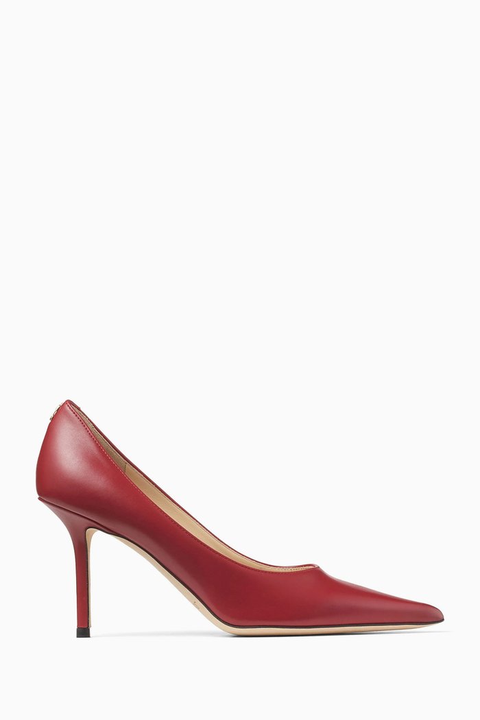 Love 85 Pumps in Leather, Red