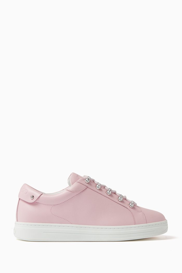 

Antibes Sneakers in Calf Leather, Pink