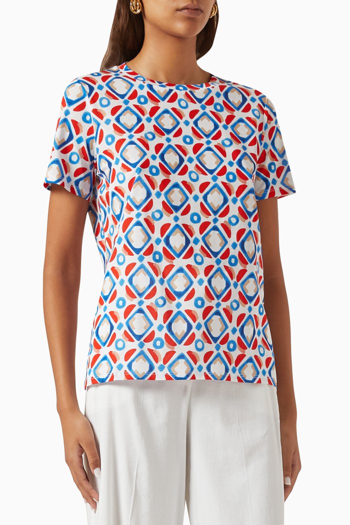 

Lisbona T-shirt in Jersey, White