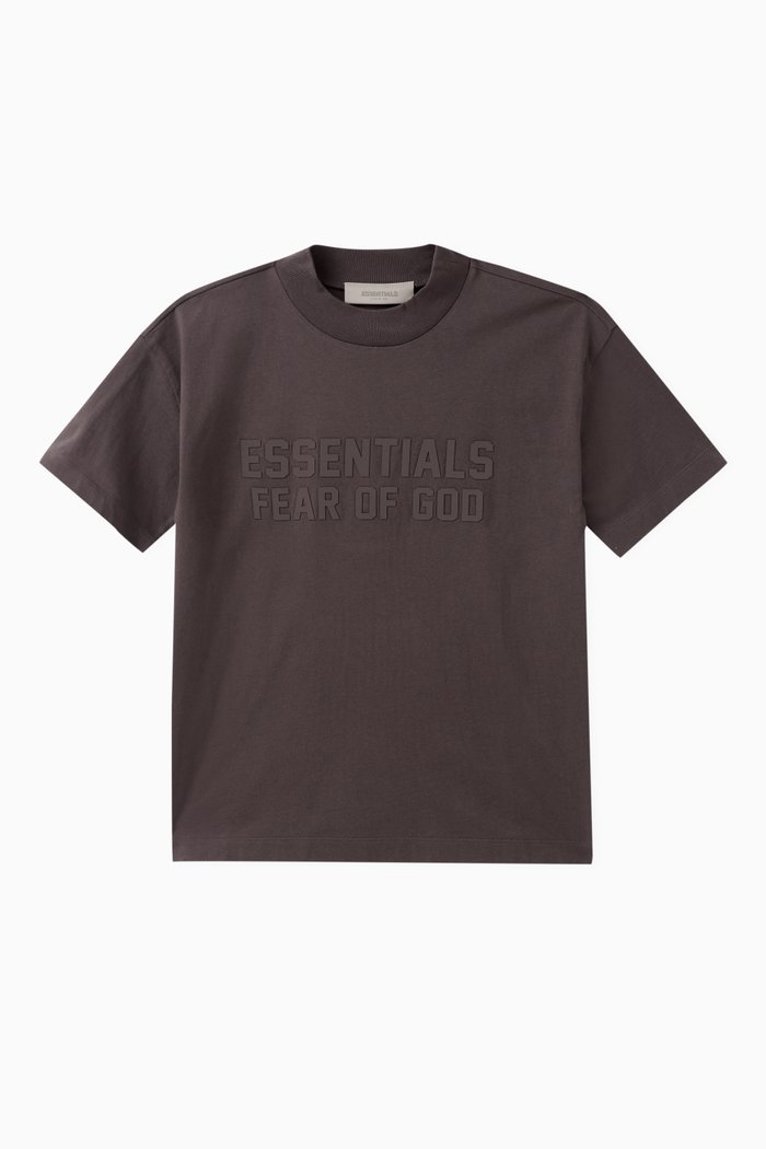 

Logo T-shirt in Cotton-jersey, Grey