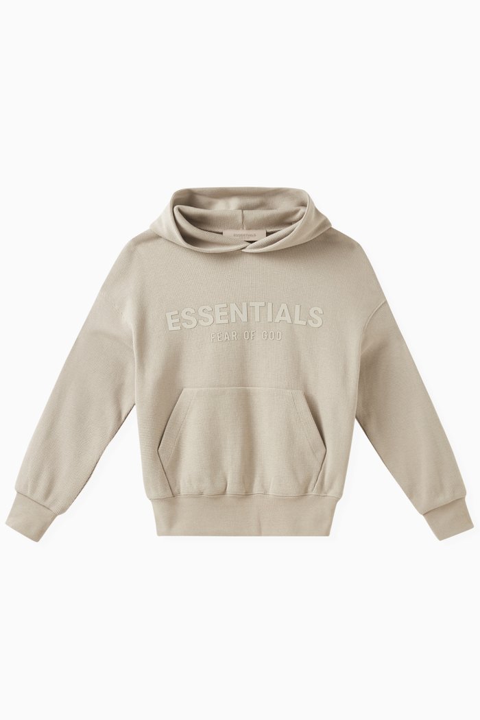 

Logo Hoodie in Cotton, Green