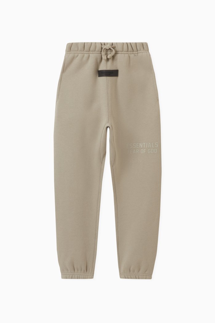 

Logo Sweatpants in Cotton-blend Fleece, Green