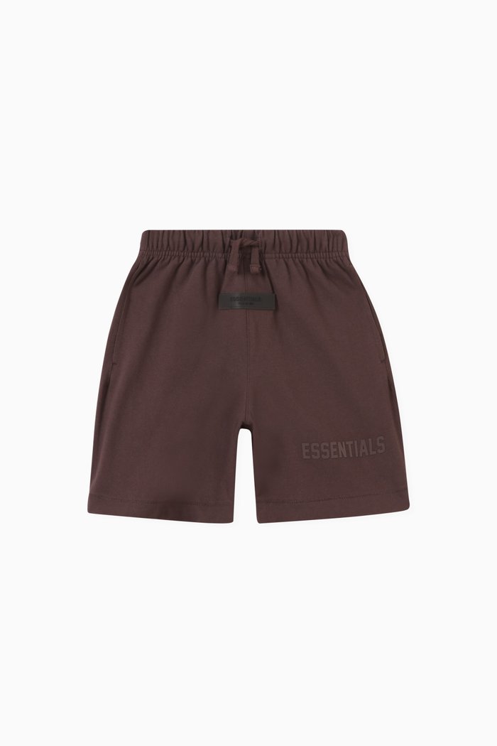 

Logo Shorts in Cotton-jersey, Grey