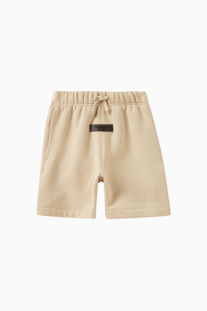 

Logo Shorts in Cotton-fleece, Neutral