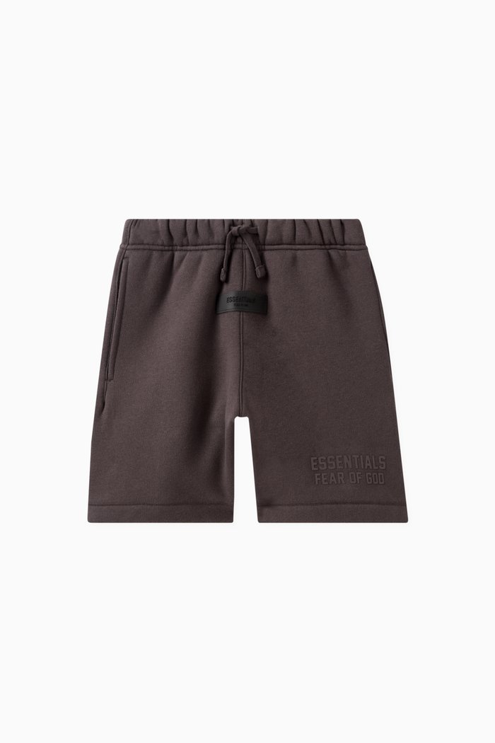 

Logo Shorts in Cotton-fleece, Grey