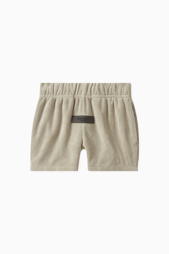 

Running Shorts in Cotton-blend Terry, Green