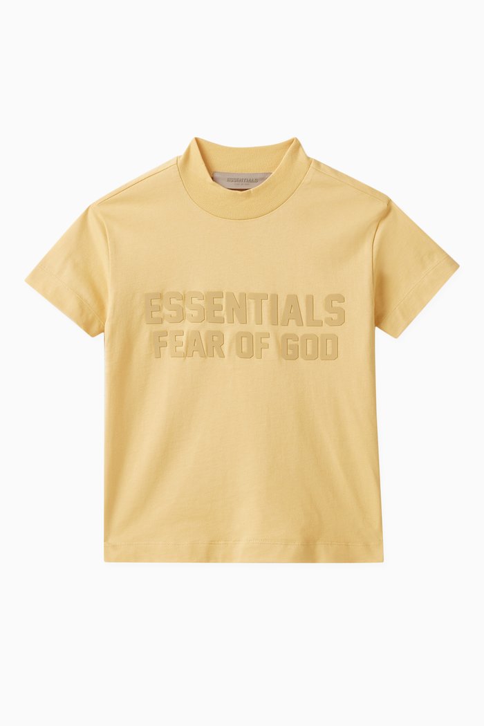

Essentials T-shirt in Cotton Jersey, Yellow