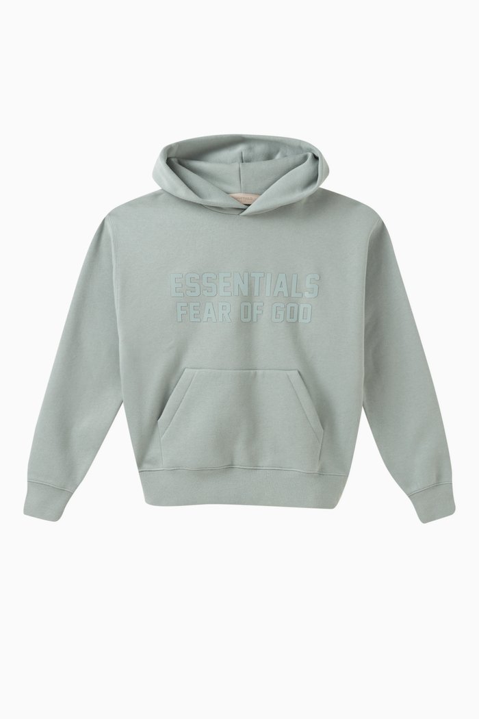 

Logo Hoodie in Cotton-fleece, Blue