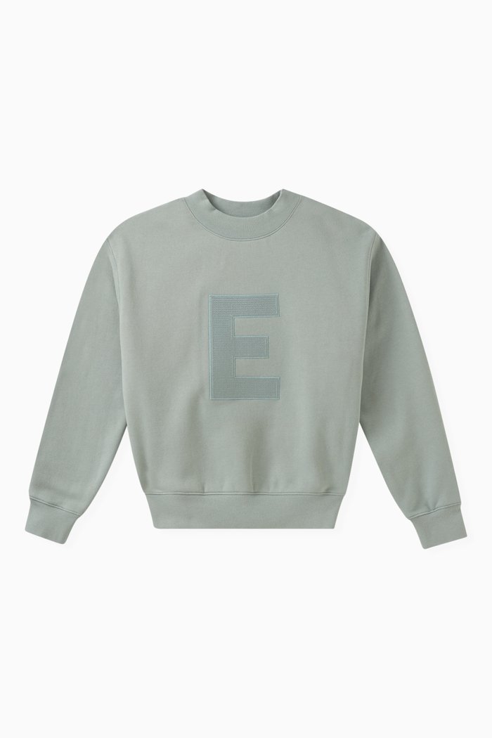 

Big E Sweatshirt in Cotton-fleece, Blue
