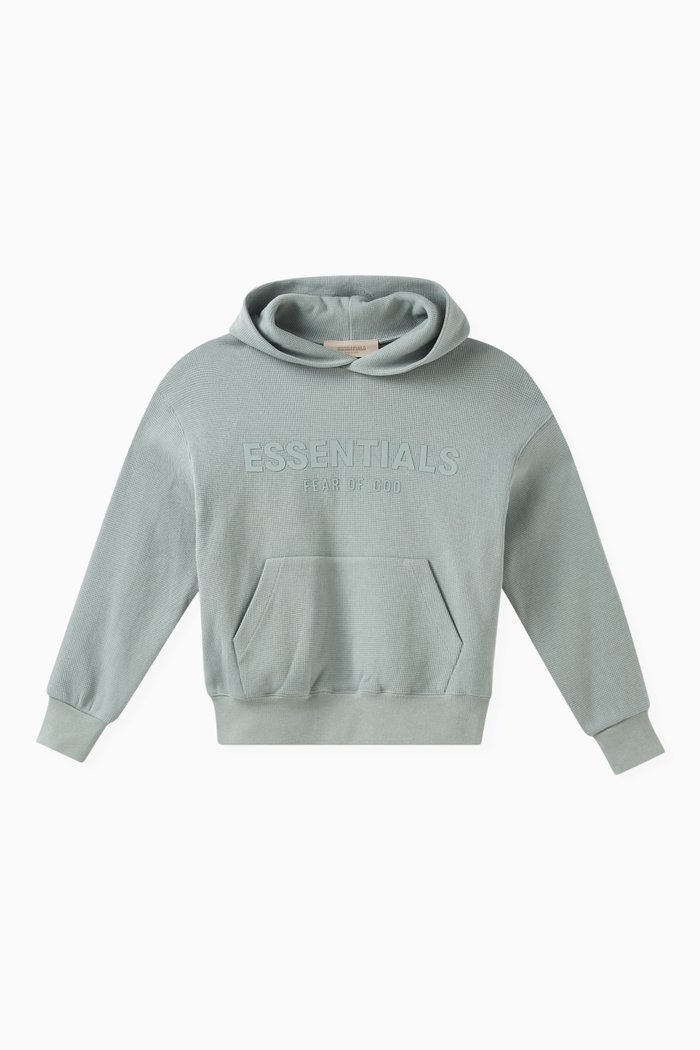 

Logo Hoodie in Cotton, Blue
