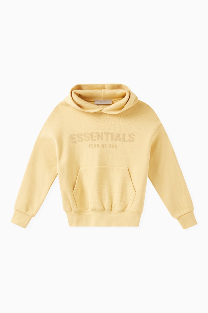 

Logo Hoodie in Cotton, Yellow
