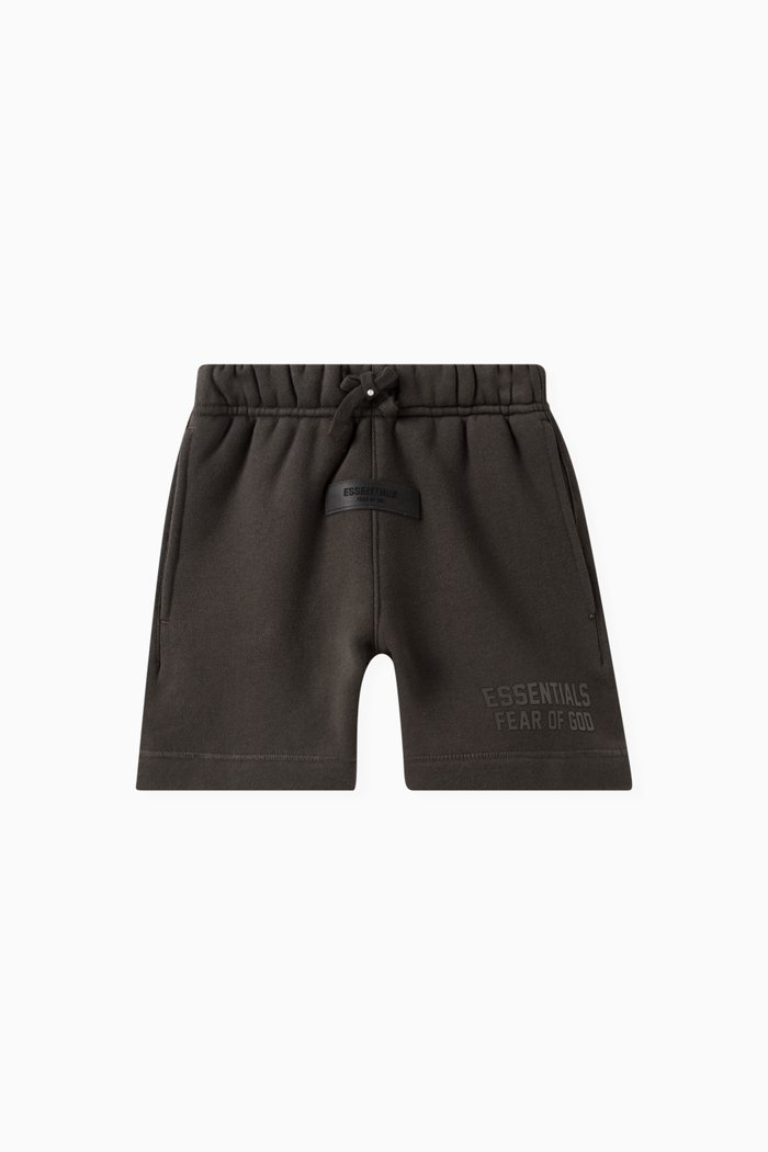 

Logo Shorts in Cotton-fleece, Black
