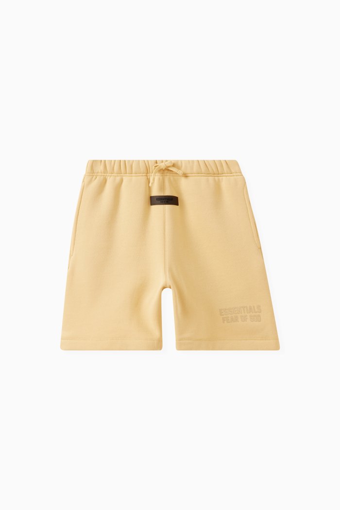 

Logo Shorts in Cotton-fleece, Yellow