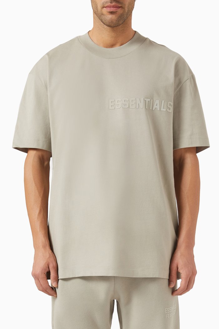 

Logo T-shirt in Cotton-jersey, Grey