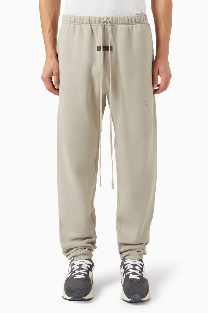 

Logo Sweatpants in Core Fleece, Grey