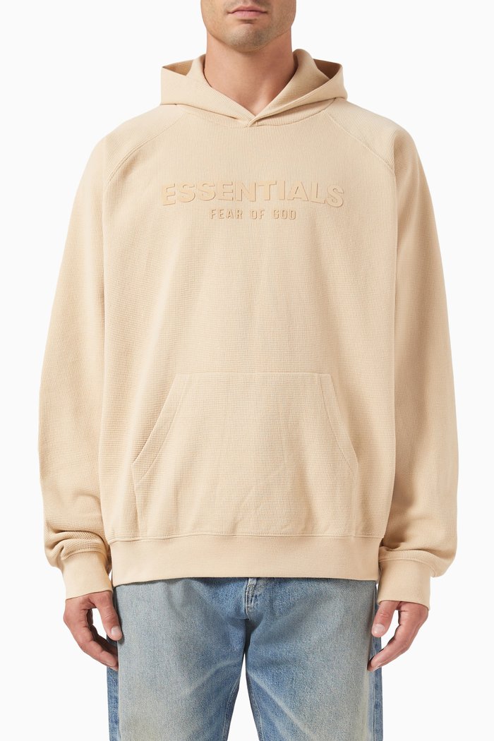 

Raglan Hoodie in Heavy Waffle, Neutral