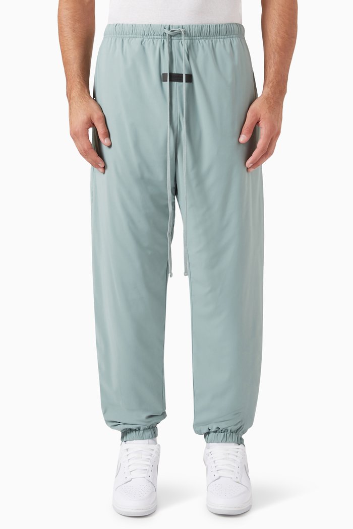 

Track Pants in Woven Nylon, Blue