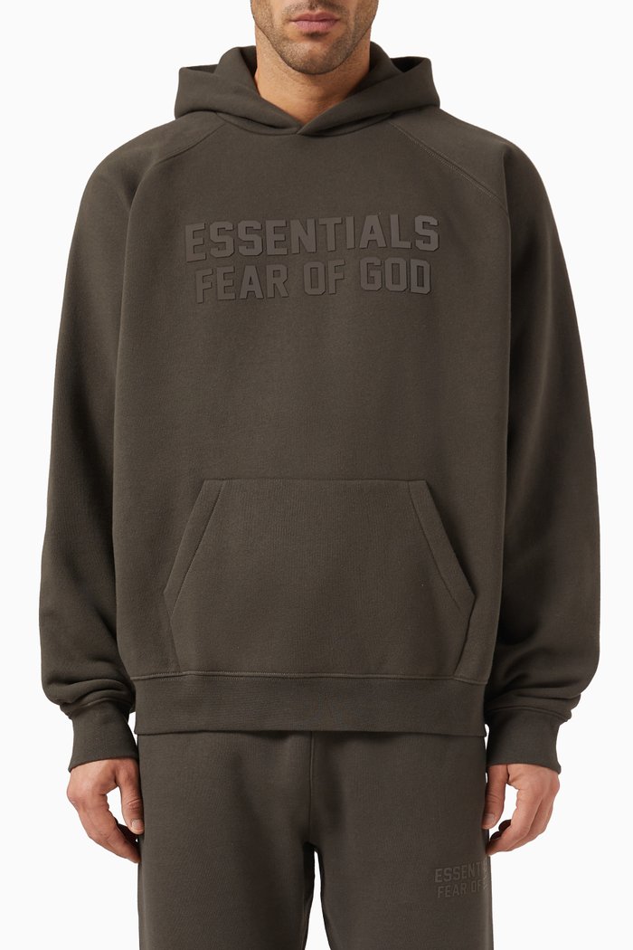 

Logo Hoodie in Cotton-fleece, Black
