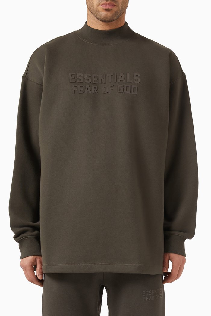 

Logo Sweatshirt in Cotton-fleece, Black