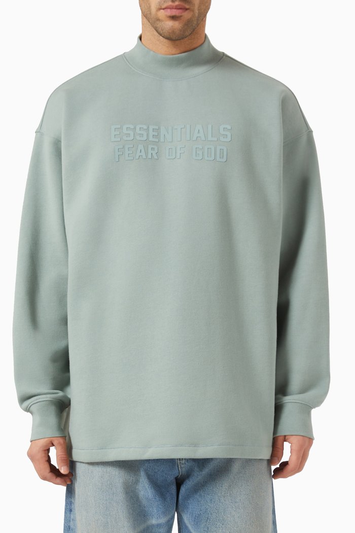 

Logo Sweatshirt in Cotton-fleece, Blue