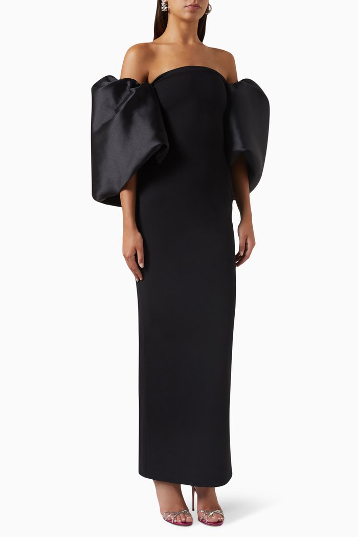 

Pia Maxi Dress, Black