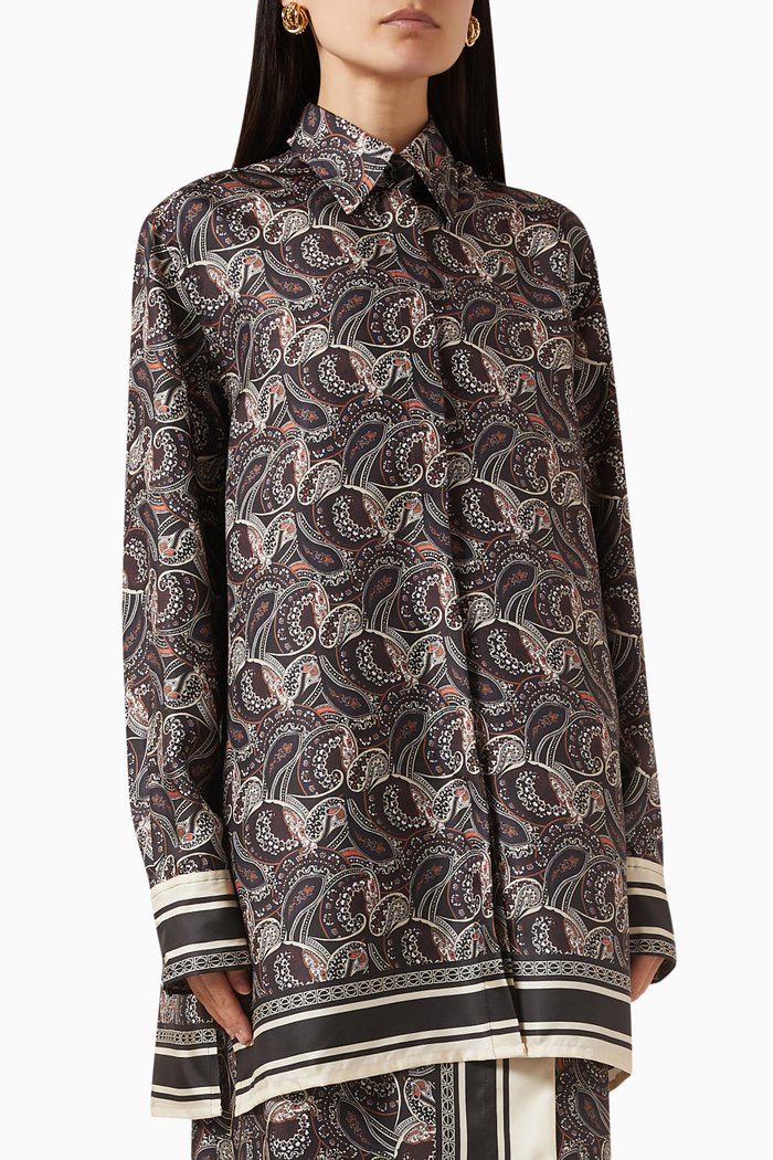 

Ornamenta Shirt in Silk-twill, Multicolour